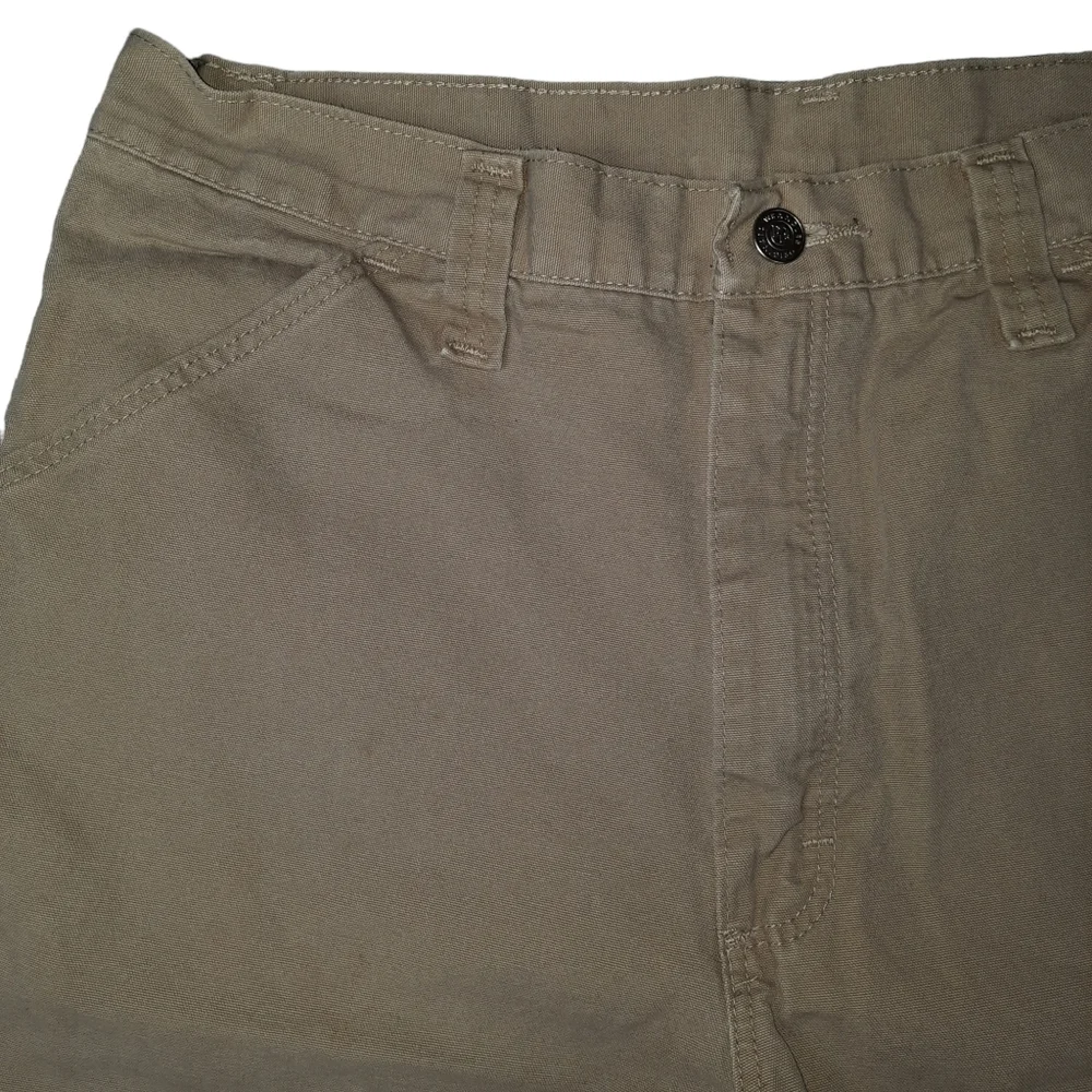 Wrangler Original Tan Khaki Utility Shorts SZ 32